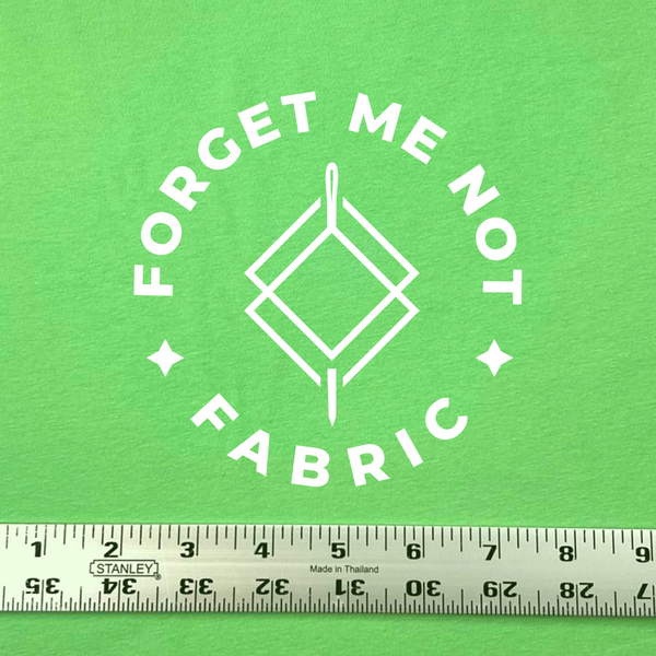 Festive Light Green, Jersey Solid, 2 Way Stretch Fabric