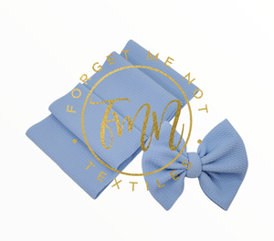 Ready To Bow Strip 5"x 60" Baby Blue Solid