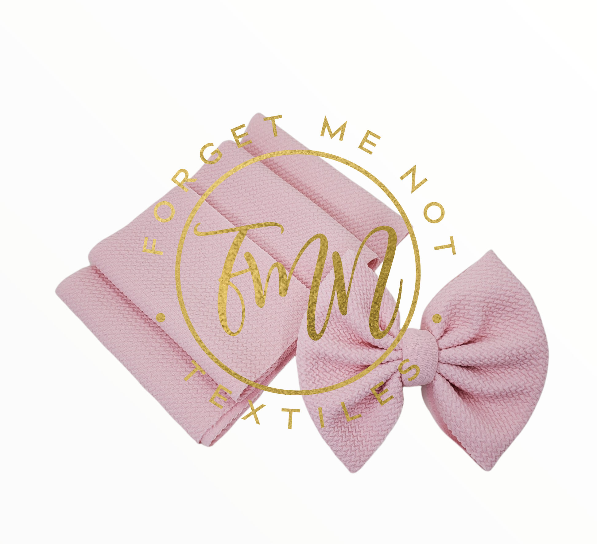 Ready To Bow Strip 5"x 60" Blush Solid Bullet