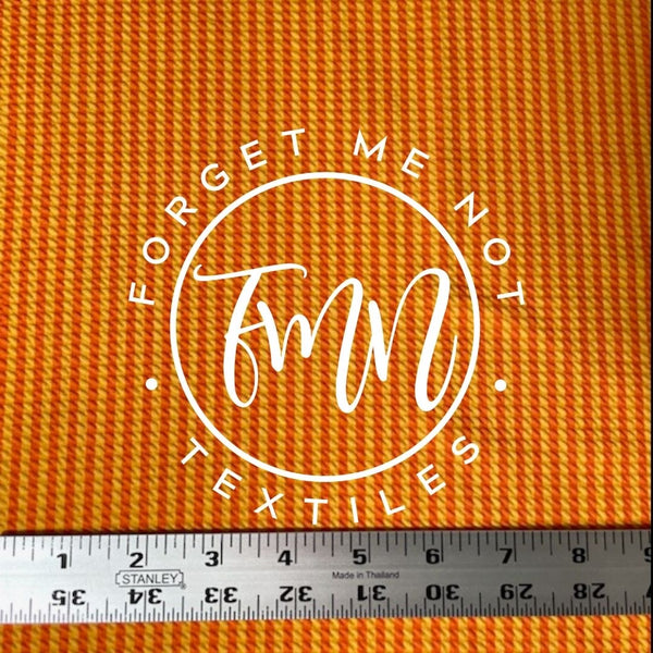 FMNF Ever After Summer Stripes Orange Bullet Fabric