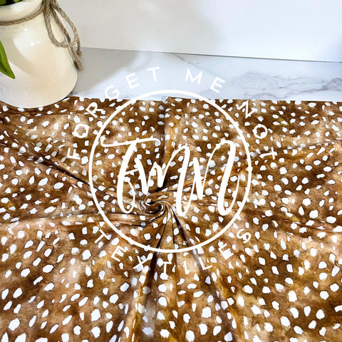 FMNF Fawn DBP Butter Fabric, Super Soft Apparel Fabric