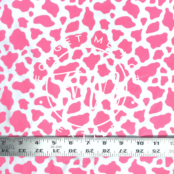 Pink Cow Spot, DBP Butter Fabric