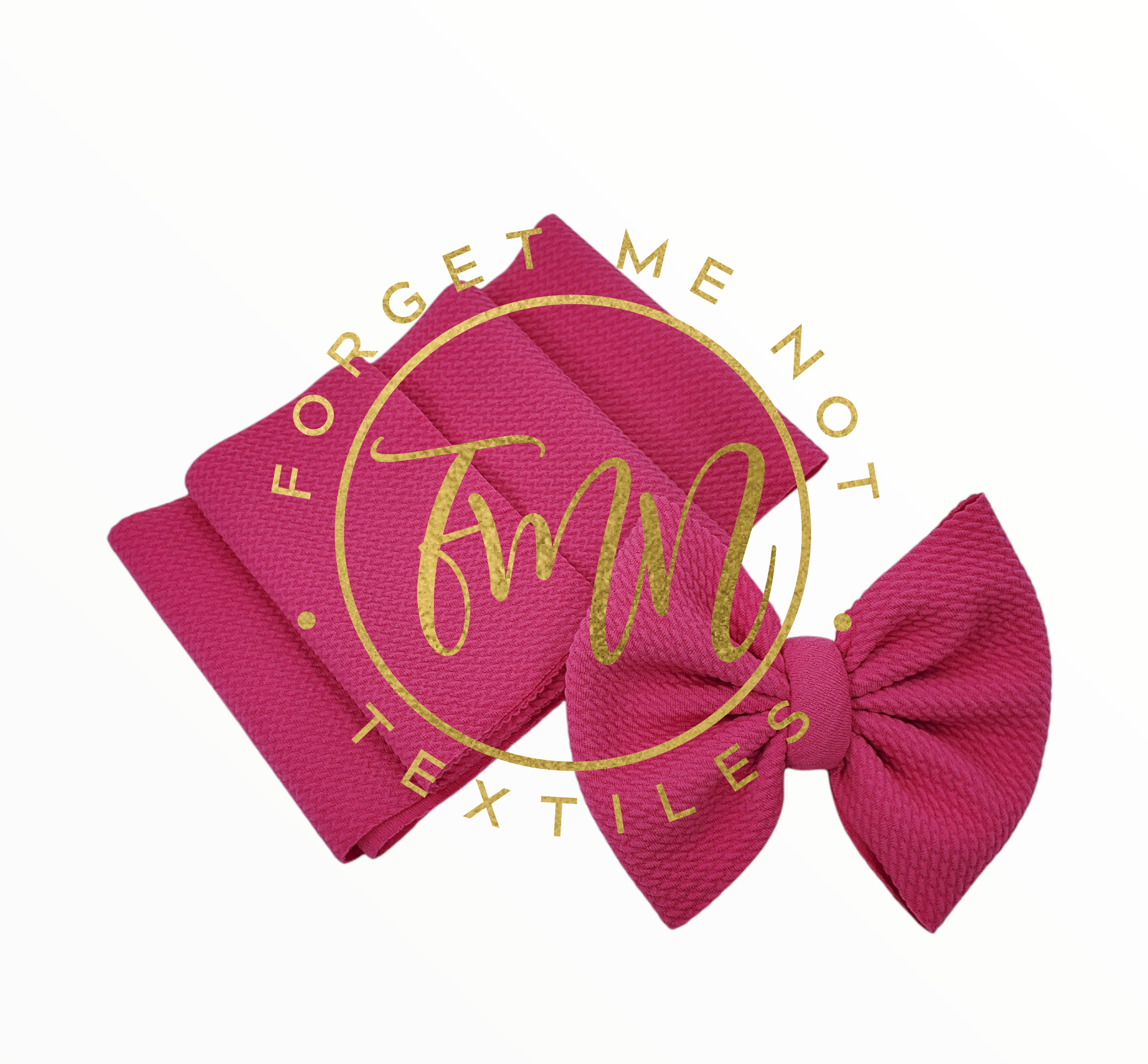 Ready To Bow Strip 5"x 60" Fuchsia Bullet Solid