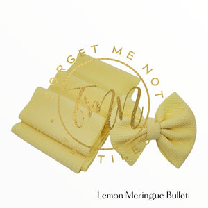Ready To Bow Strip 5"x 60" Lemon Meringue Solid