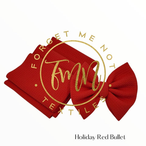 Ready To Bow Strip 5"x 60" Holiday Red Solid