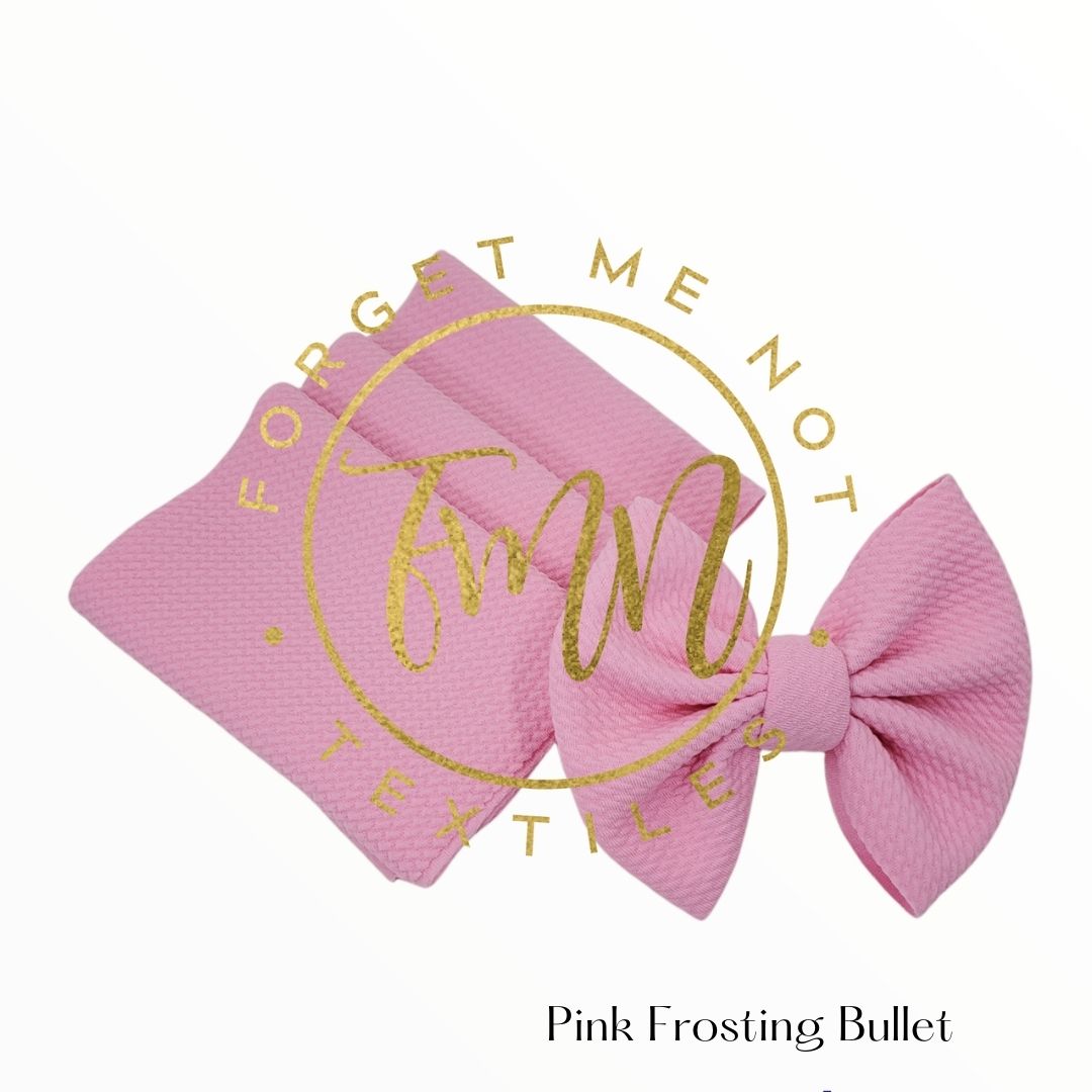 Ready To Bow Strip 5"x 60" Pink Frosting Solid