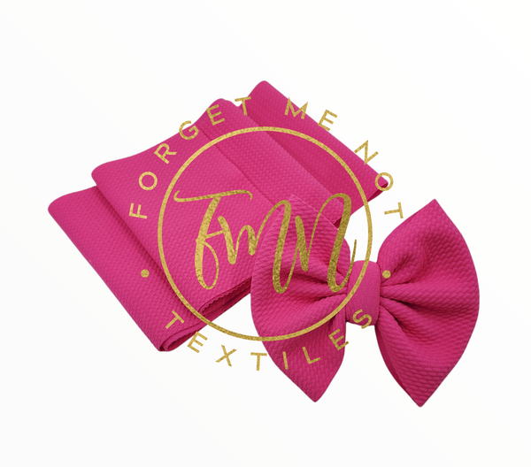 Ready To Bow Strip 5"x 60" Neon Pink Bullet Solid