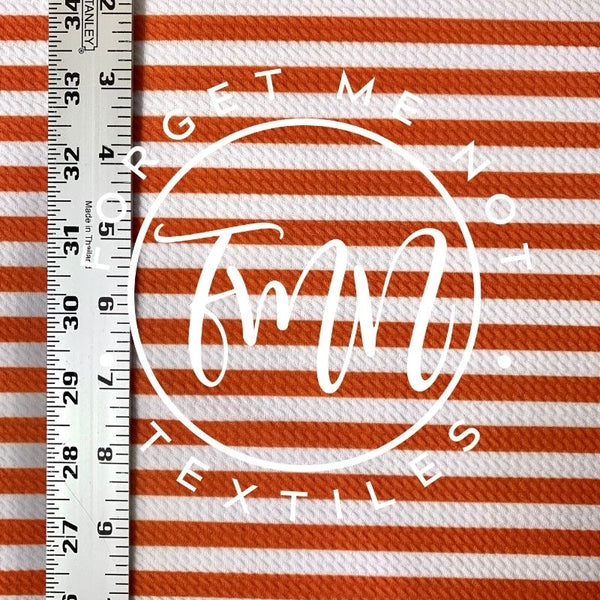 Stripe Orange Bullet Fabric
